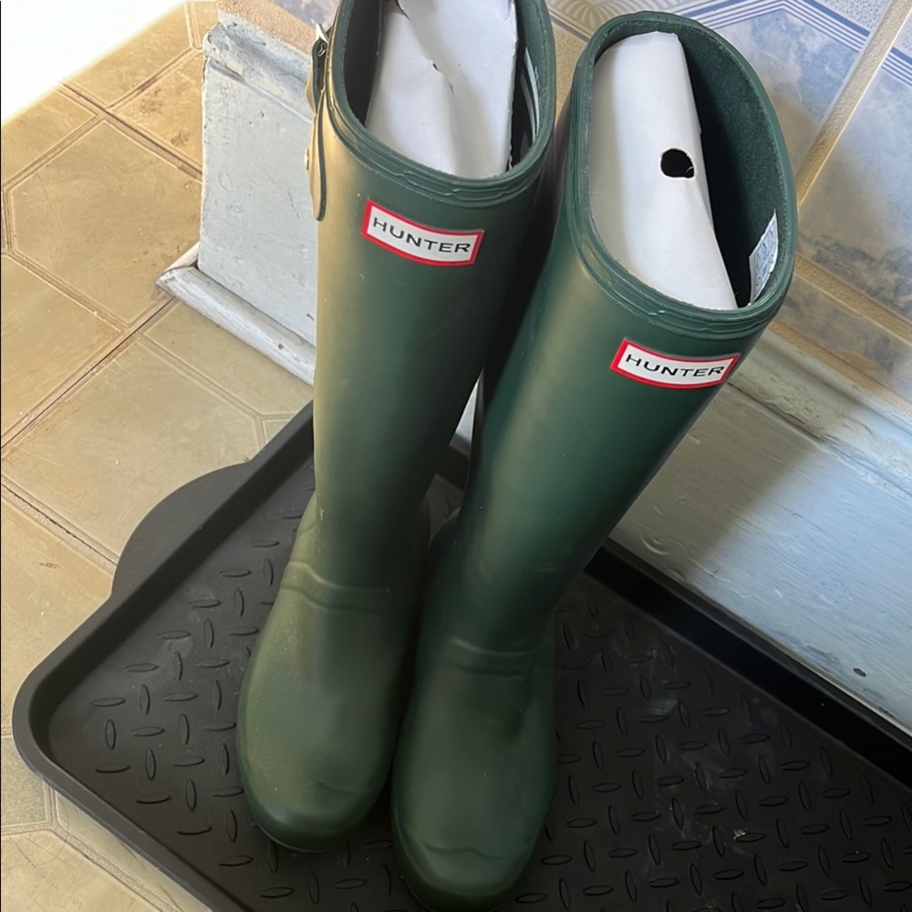Green Hunter Boots